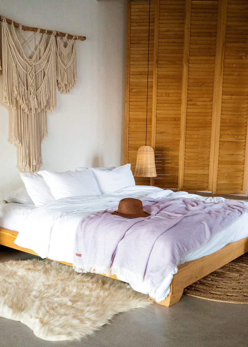 Neutral hotsell bed throw