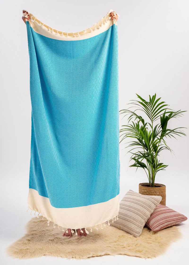 decorative throw blanket for sofa boho chic modern minimalist house design for holistic lifestyle Bezzazan turkish towel tassels